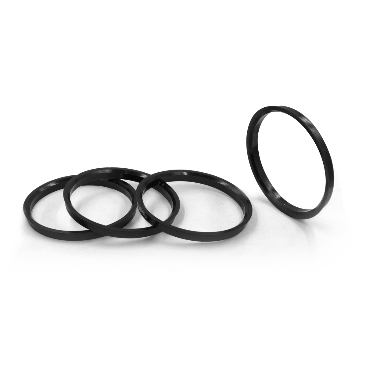 X AUTOHAUX Car Hub Centric Rings Wheel Bore Center 73.1 to 69.6mm 4pcs Black Plastic 