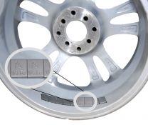 Tape [Steel] 1/4 Oz. Low Profile [52 3 Oz Strips] [Black] on wheel