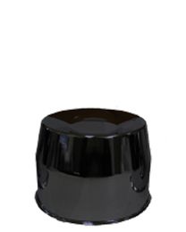 Cap | Push Thru Steel 5.150 Bore [Short] [Black] (Wheel Caps)