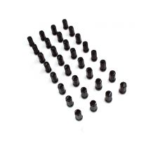 Wheel Accessories Parts Chrome Lug Nut Kit Set of 32 Spline Open End Bulge Acorn M14 x 1.50 with Key 