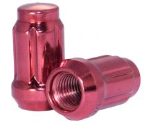 341144R Spline Lug Nut | Car [6 Sided] 12mm 1.25 [Red] Lugs