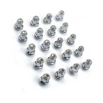 20 Pcs M12 x 1.5 12 x 1.5 Thread OEM Factory Style Lug Nuts with Washer 1.8" Long  Chrome 13/16" 21mm Hex Fits 90084-94002 611-212