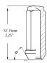 Lug Nut - Bulge Acorn 2.25 Long (3/4) - M14 1.5