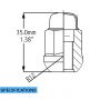 Factory Style - Lug - Honda Ball Seat(19mm) M12 1.5