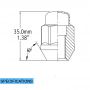 Lug Pack - Bulge Acorn (3/4) - M14 1.5 (6 Lug)