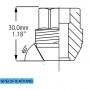 Factory Style - Lug Pack - Chevy w/Threads (7/8) M12 1.5 (5 Lug)