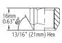 651148 Lug Nut   OE Acorn Zinc [13/16 Hex] 14mm 1.50 Lugs