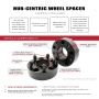 1 Pc Hubcentric Wheel Spacers Adapters Adapter 5x5 5x127 2.00 Inch Thick 1/2