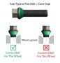 Install Kit - Acorn Seat Bolt (17mm) - M15 1.25 x 40mm (5 Lug)(Lugs Only)