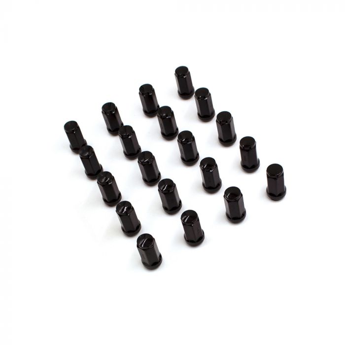 Install Kit - Bulge Acorn 1.75 Long (3/4) - 9/16 (5 Lug)(Blk)(Lugs Only)(1 PC)
