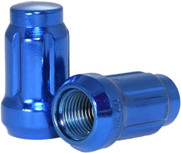341144BL Spline Lug Nut | Car [6 Sided] 12mm 1.25 [Blue] Lugs