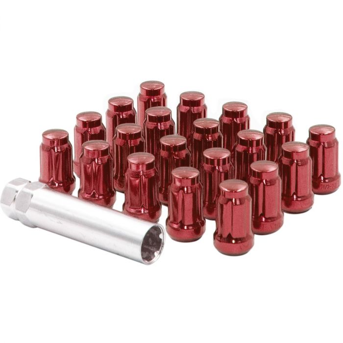 Lug Pack - Car Spline - M12 1.25 (20 Lug)(Red)(1 PC)