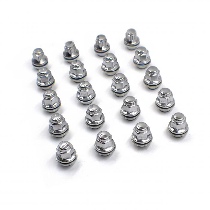 20 Pcs M12 x 1.5 12 x 1.5 Thread OEM Factory Style Lug Nuts with Washer 1.5